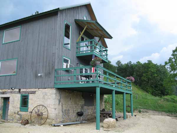Vacation Cabin Rental at Winnebago Valley Hideaway called The Mill